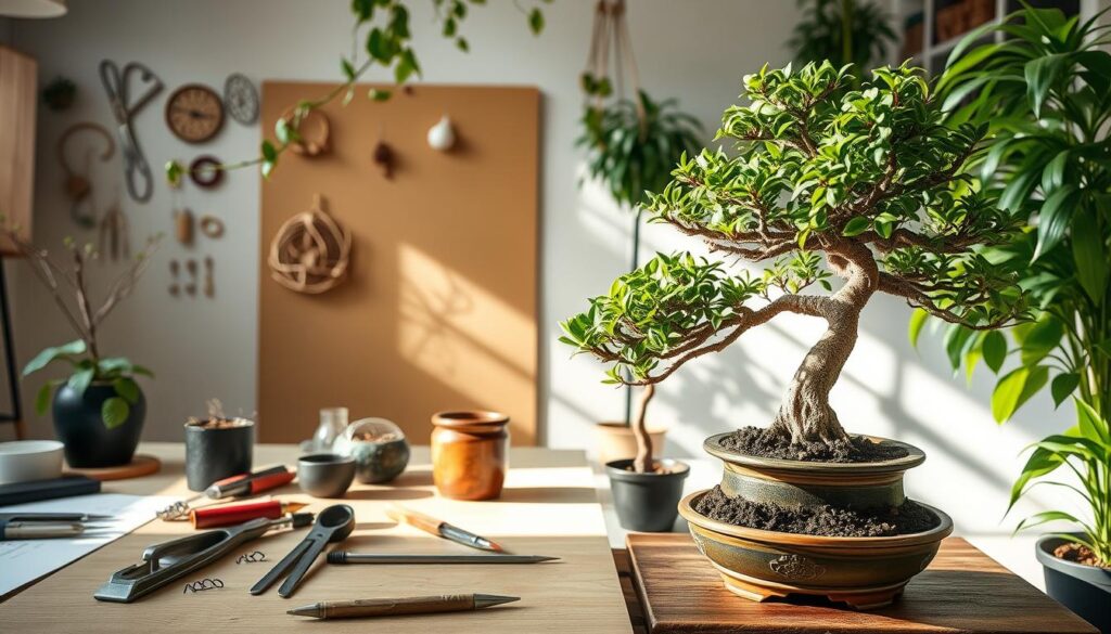 langkah membuat bonsai