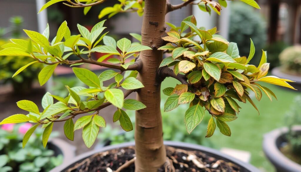 tanda kekurangan dan kelebihan pemupukan bonsai