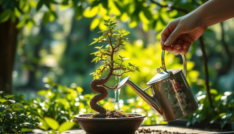 tips menyiram bonsai